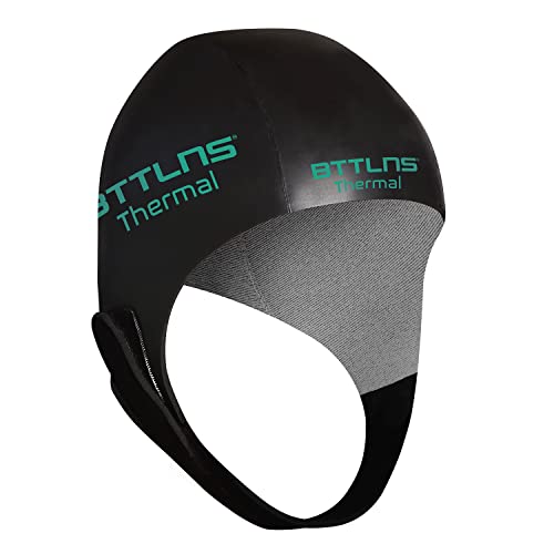 BTTLNS Badekappe Neopren Thermo | Neoprenbadekappe | Freiwasser Thermo Badekappe mit maximale Wärme | Thermobadekappe | Schwimmkappe | Zethes 1.0 | Unisex | S | Mint von BTTLNS