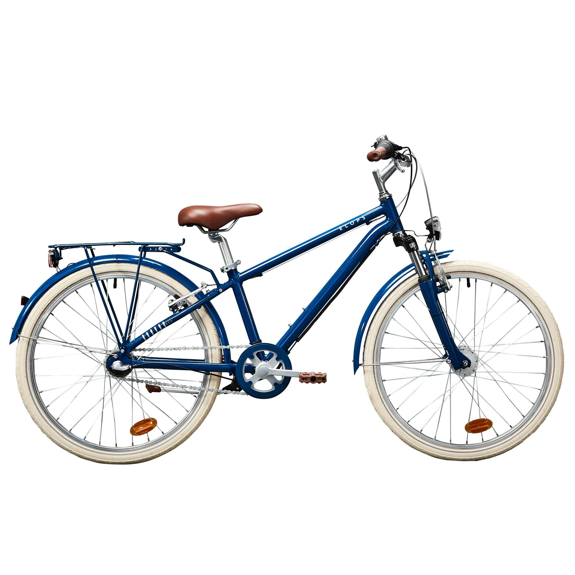 Kinderfahrrad City Bike 24 Zoll Hoprider 900 blau von BTWIN