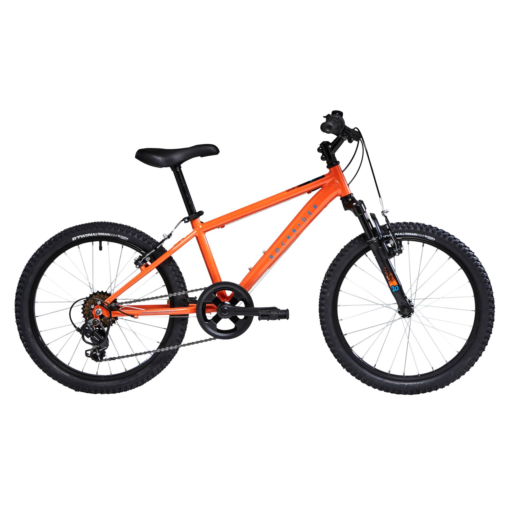 Mountainbike Kinderfahrrad 20 Zoll Rockrider Explore 500 orange von BTWIN