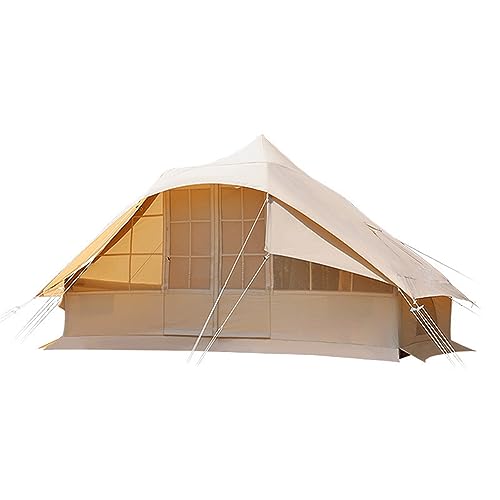 Großes aufblasbares Glamping-Zelt für den Außenbereich, aufblasbares Zelt, Campinghütte, integrierte Luftsäule, schnell aufgebaut von BTYDKL