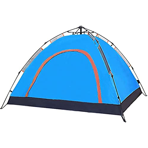 Tragbares Zelt, wasserfeste Zelte für Outdoor-Camping, für 3–4 Personen, (Normale Version, Bl? A) von BTYDKL