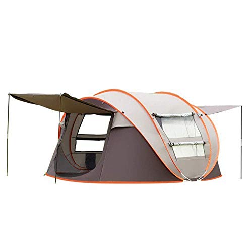 Zelt, handgeworfenes Zelt, kostenlos aufzubauen, schnell zu öffnendes Zelt, Outdoor-Camping, 3–4 Personen, automatisches Feldzelt, regensicheres Bootskonto-Zelt von BTYDKL
