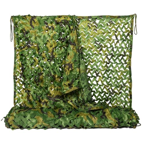 BTYQKZVPM Tarnnetz-Autoabdeckung Sonnenschutz, Militär Camping Jagd Outdoor Dschungel Tarnnetz Mehrere Größen(2x2.5m) von BTYQKZVPM