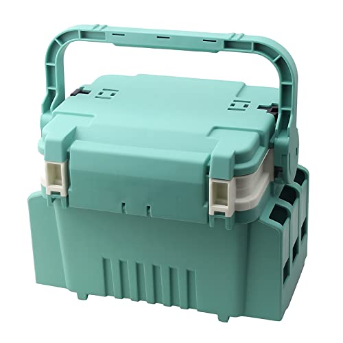 Fishing Tackle Box Köderspeicher Mit Trennwänden Doppelschicht Großer Kapazität Behälter Köder Ausrüstung Accesories Tools Tackle Angriffe Und Lagerung Großer Wasserdicht Für Erwachsene Köder Haken von BUBEFSKD