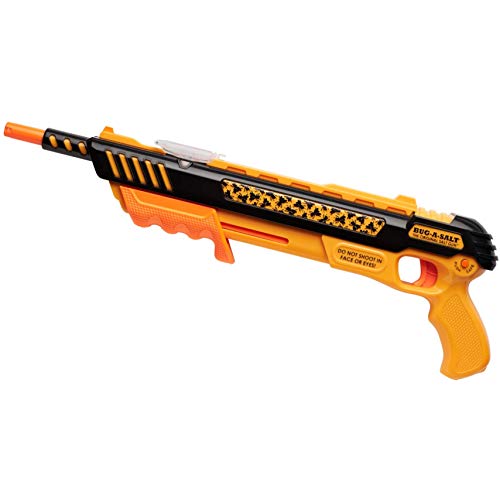 Bug-A-Salt 3.0 Orange Crush Edition, mit Tafelsalz füllbares Insektenabwehr-Gewehr für Fliegenjäger von BUG-A-SALT
