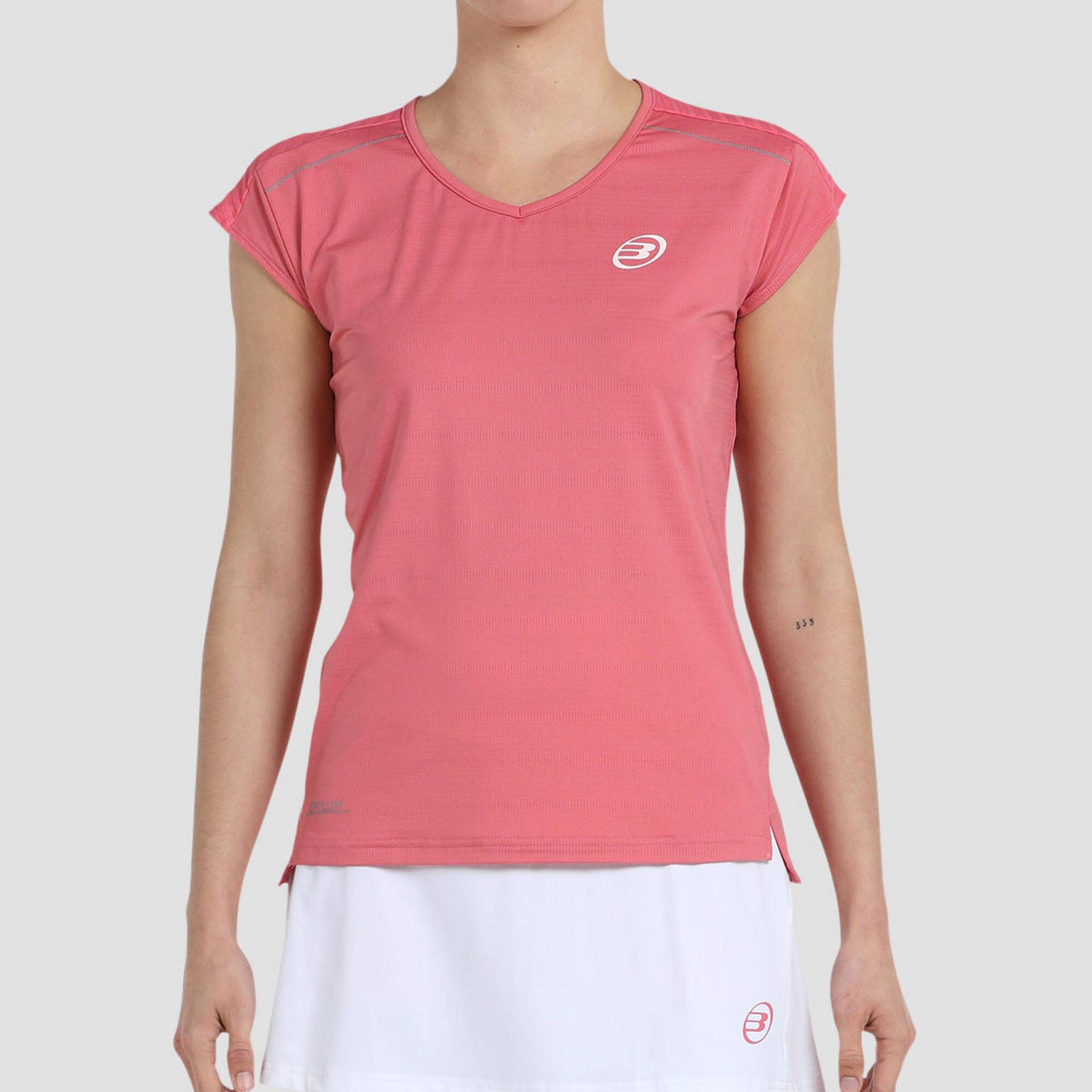 Damen Padel T-Shirt kurzarm technisch - Bullpadel Eleva rosa von BULLPADEL