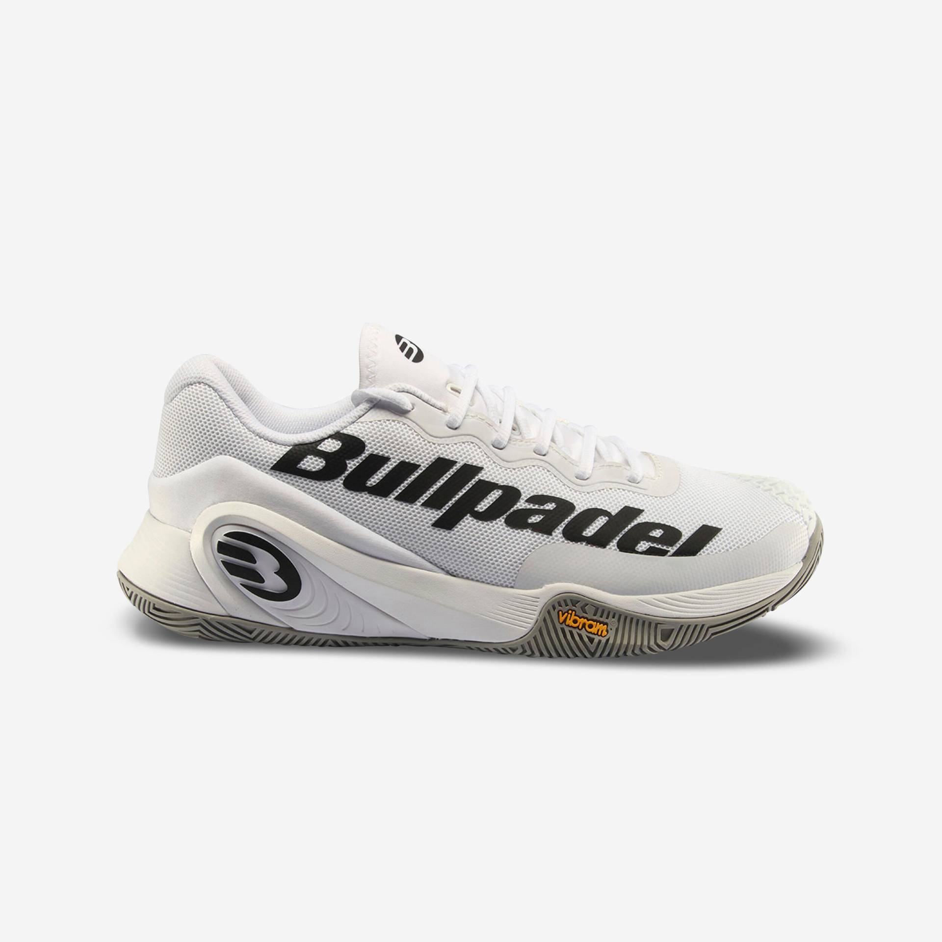 Herren Padelschuhe Bullpadel Hack Vibram 23 - schwarz/weiss von BULLPADEL