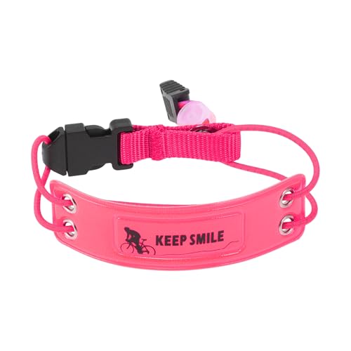 BULLSPANN Fahrrad Reflektierband Elastisches Reflektierband Reflektierstreifen Für Radfahren Jogging Verbesserte Sichtbarkeit Blinkendes Band Pink 1 Stück von BULLSPANN