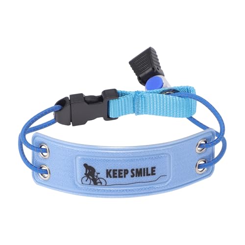 BULLSPANN Fahrrad Reflektierband Elastisches Reflektierband Reflektierstreifen Für Radfahren Jogging Verbesserte Sichtbarkeit Blinkendes Himmelblau 1 Stück von BULLSPANN