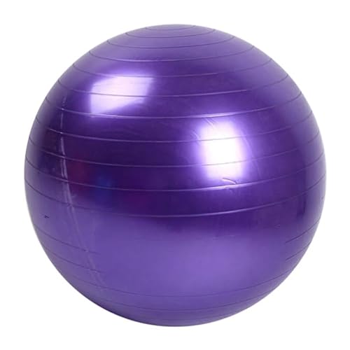 45 cm Größe Fitness Übung Training Yoga Klasse Gym Ball Fitness Ball PVC Training (Color : for Purple) von BUPEI