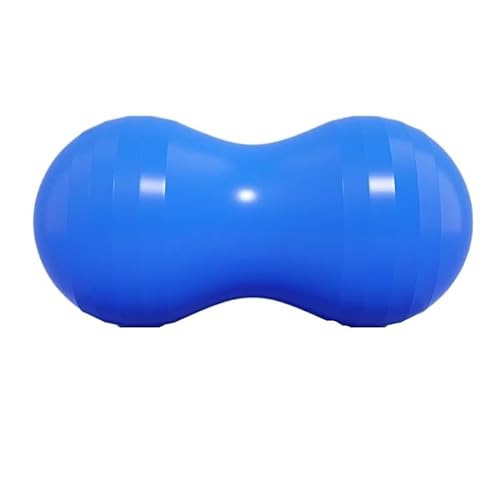 Peanut Ball Yoga Pilates Ball Anti Burst Balance Delivery Sportball mit einem Familiengewicht von 200 Kilogramm (Color : Blue) von BUPEI