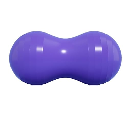 Peanut Ball Yoga Pilates Ball Anti Burst Balance Delivery Sportball mit einem Familiengewicht von 200 Kilogramm (Color : Purple) von BUPEI