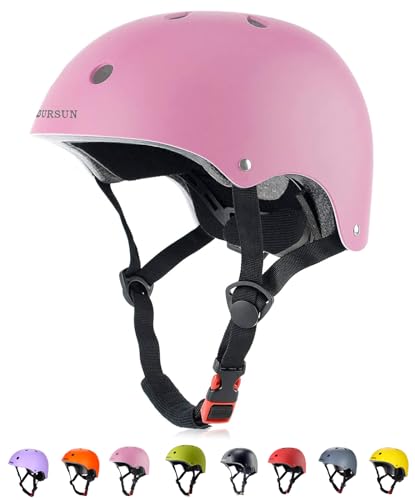 BURSUN Kinder Fahrradhelm Kinderhelm Skaterhelm für Alter 2-16 Jahre Jungen Mädchen, Kinderhelm für Fahrrad Roller Skateboard Scooter Roller Skating von BURSUN