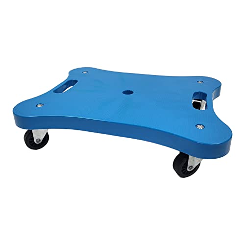 BUSDUGA 4264 Rollbrett mit Griff, 40x31x9,5cm, Scooter Board, belastbar bis 50kg, erhältlich in Vier Farben (Blau) von BUSDUGA