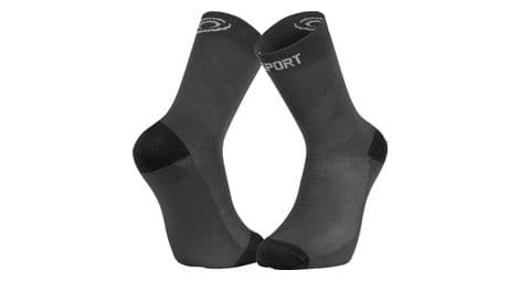 trekkingsocken bv sport double gr haute merinos grau   schwarz von BV Sport