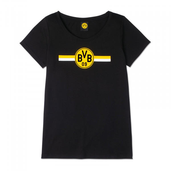 BVB CLUB T-Shirt Damen, Größe XXL, schwarz von BVB
