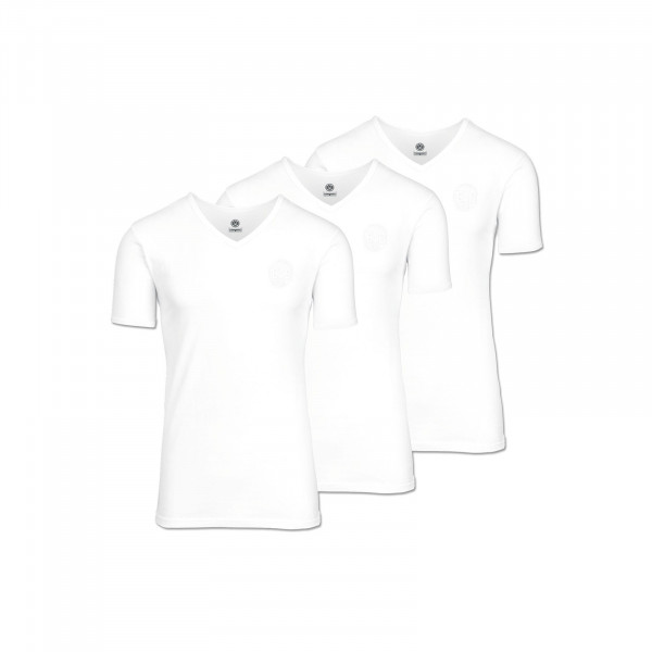 BVB-DORTMUND 3 PACK - Unterhemd/-shirt - white, Größe 3XL für Herren, weiß von BVB