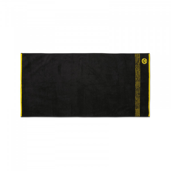 BVB Handtuch schwarz 50 x 100 cm von BVB