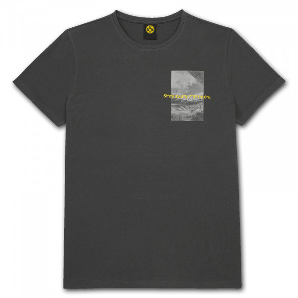 BVB Nostalgie T-Shirt anthrazit, Größe XXL für Herren von BVB