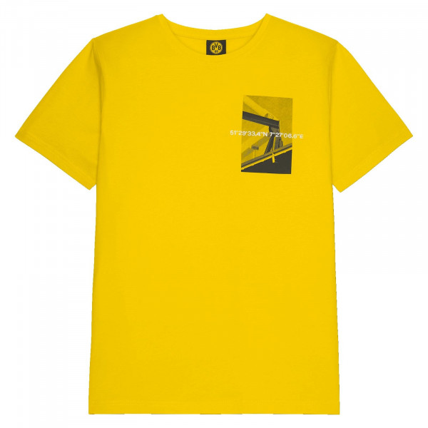 BVB Nostalgie T-Shirt gelb, Größe L für Herren von BVB