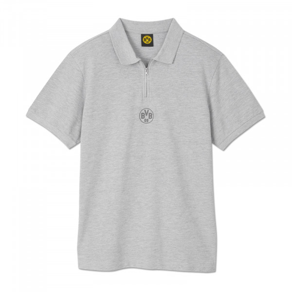 BVB Polo Shirt Essential grau, Größe L für Herren von BVB