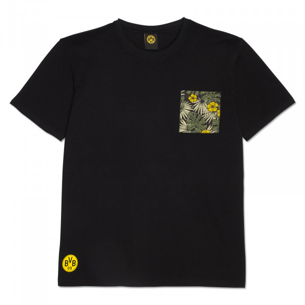 BVB T-Shirt Flora, Größe L für Herren, schwarz von BVB