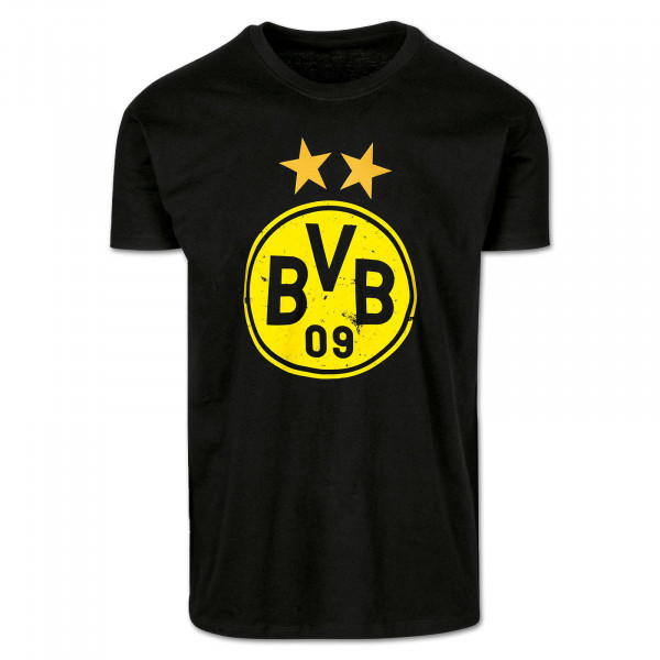 BVB T-Shirt mit Logo, Größe M für Herren, schwarz von BVB