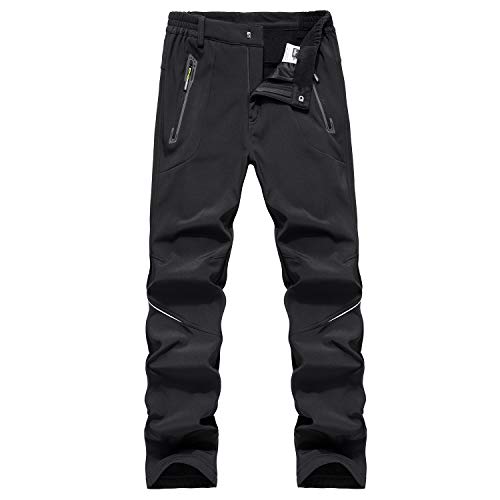 BWBIKE Herren Winter Fleece Dicke warme Outdoor Hose Winddichte Wasserabweisende Hose Wanderhose Herren Softshellhose BWBIKE Herren Winter Fleece Dicke warme Outdoor Hose Winddichte Wasserabweisende Hose Wanderhose Herren Softshellhose von BWBIKE