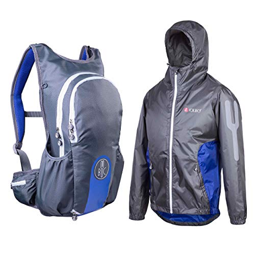 BYC FOR.BICY O101075-N127 JACPACK MEDIUM 15L Sports backpack Herren CASTLEROCK/BLUE Größe XL von BYC FOR.BICY