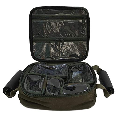 BZS Karpfen Blei Tasche Modular Gewicht Bag System - Multifunktionale wasserdichte Rucksack für Karpfen Angeln, Outdoor, Camping und Wandern, (20cm x19cm x7,5cm) von BZS