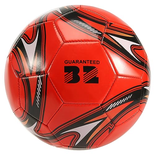 Baaly Professioneller Fuß Ball Ball GrößE 5 Offizieller FußBall Training FußBall Ball Wettbewerb Draussen FußBall Rot von Baaly