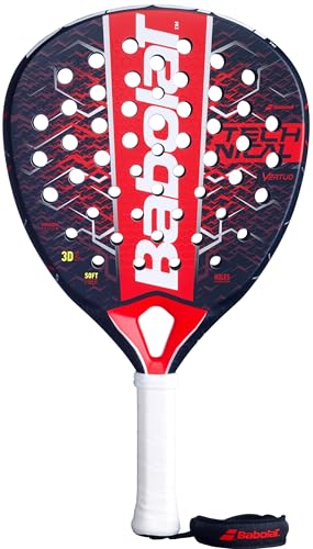 Babolat, Griff für Schläger Modell Technical Vertuo, Einheitsgröße, Farbe Rot, Ideal für technische Angreifer, Optimale Kraft und Komfort, Diamantform für Wendigkeit, Einzigartig von Babolat