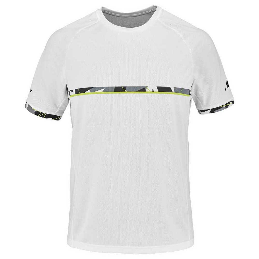 Babolat Aero Crew Neck Short Sleeve T-shirt Weiß S Mann von Babolat
