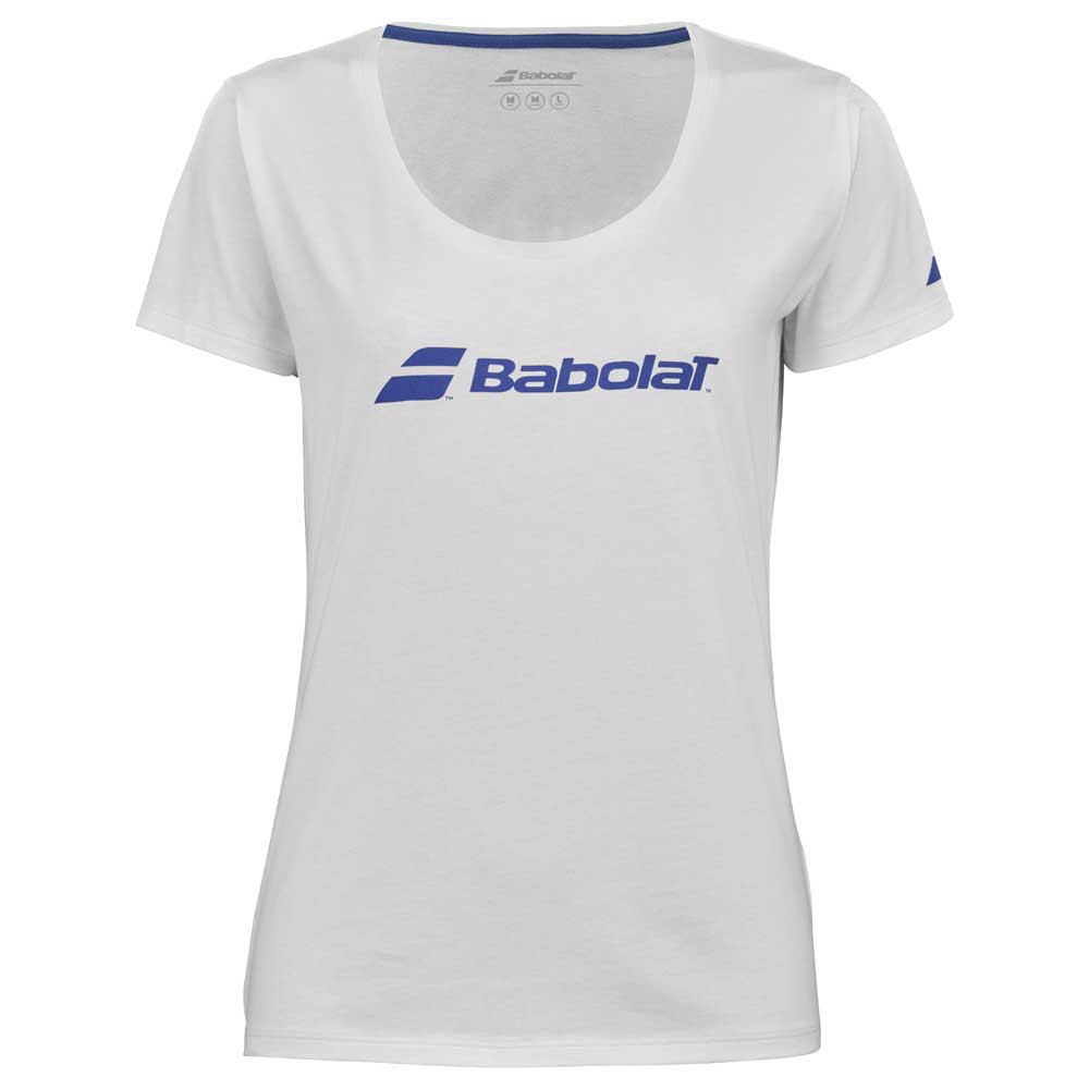 Babolat Exercise Short Sleeve T-shirt Weiß M Frau von Babolat
