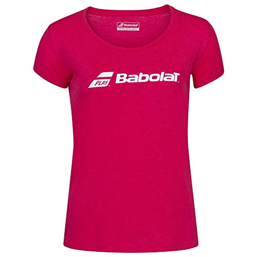 Babolat Exercise Tee W T-Shirt, Damen, Red Rose Hthr, M von Babolat