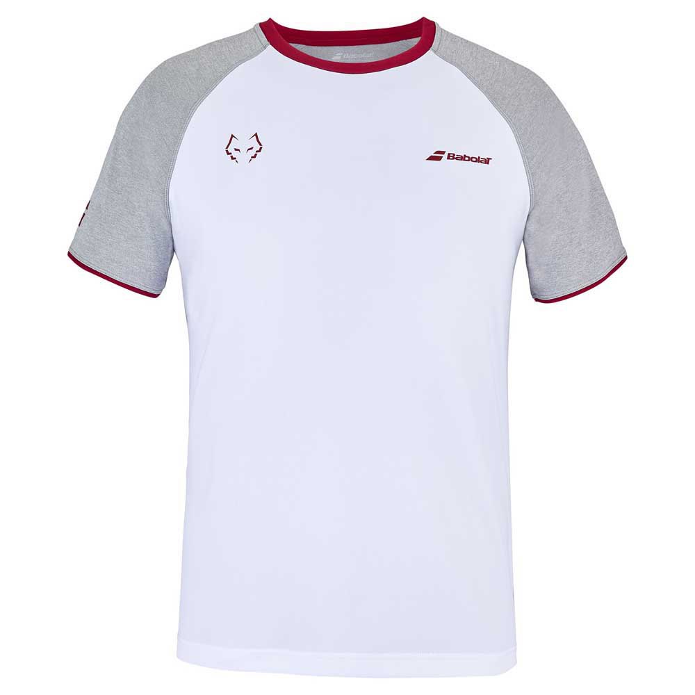 Babolat Lebron Short Sleeve T-shirt Weiß XL Mann von Babolat