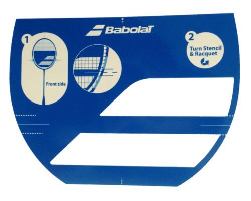 Babolat Logoschablone für Bespannen von Badminton-Schlägern von Babolat