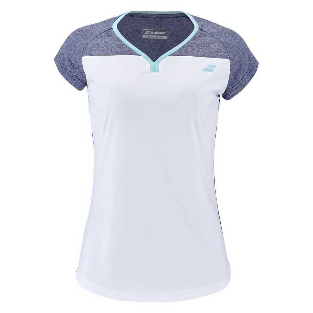 Babolat Play Cap Top Short Sleeve T-shirt Weiß XS Frau von Babolat