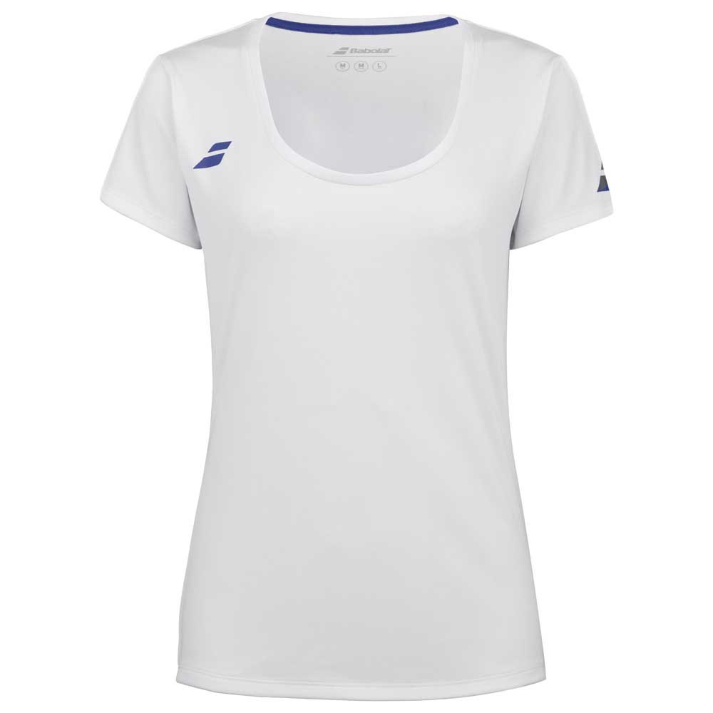 Babolat Play Short Sleeve T-shirt Weiß L Frau von Babolat