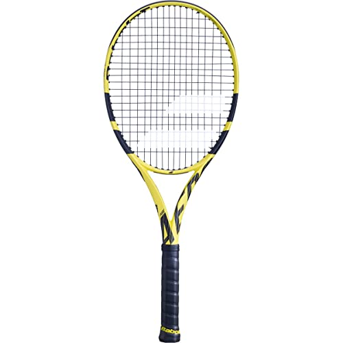 Babolat Pure Aero + unbesaitet 300g Tennisschläger Turnierschläger Gelb - Schwarz 2 von Babolat