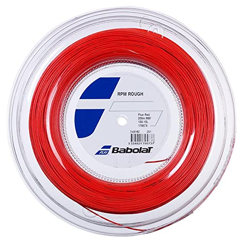 Babolat RPM Blast Rough 200 m String, Rot/Rouge Fluo, Size 125 von Babolat