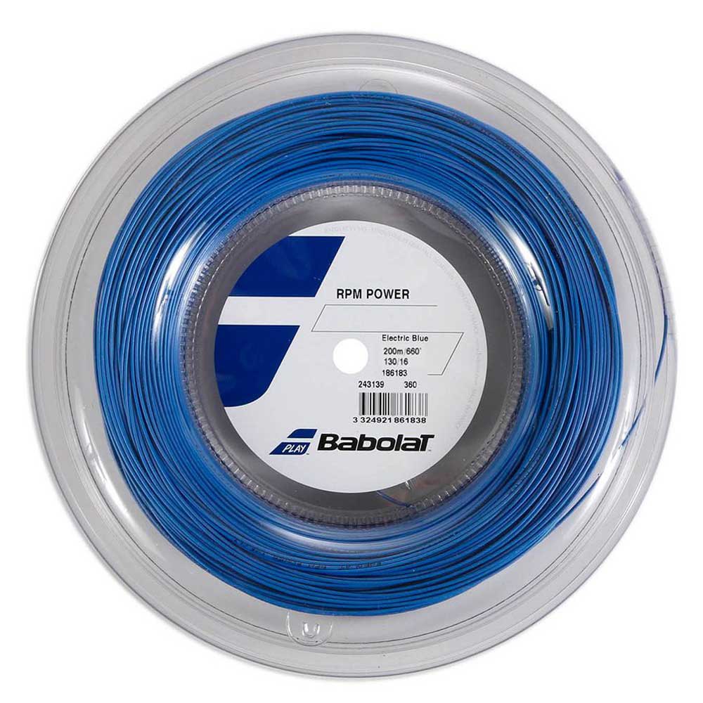 Babolat Rpm Power 200 M Tennis Reel String Blau 1.30 mm von Babolat