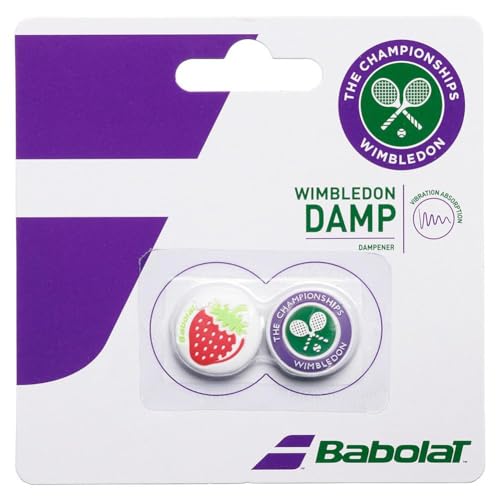 Babolat Schlägerzubehör Wimbledon Dampener X2 Tennis Dämpfer Weiß von Babolat
