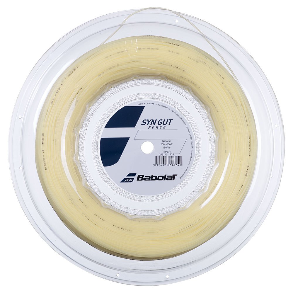 Babolat Synthetic Gut Force 200 M Tennis Reel String Gelb 1.30 mm von Babolat