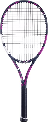 Babolat - Tennisschläger für Erwachsene Boost Aero Pink - Leichter Schläger für Damen - Besaitet und Rahmen aus Graphit für Leichtigkeit und Power beim Spielen - Größe 2 - Farbe: Grau/Pink von Babolat
