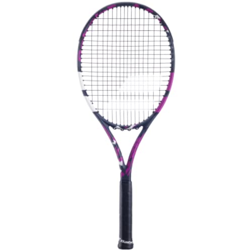 Babolat - Tennisschläger für Erwachsene Boost Aero Pink - Leichter Schläger für Damen - Besaitet und Rahmen aus Graphit für Leichtigkeit und Power beim Spielen - Größe 3 - Farbe: Grau/Pink von Babolat