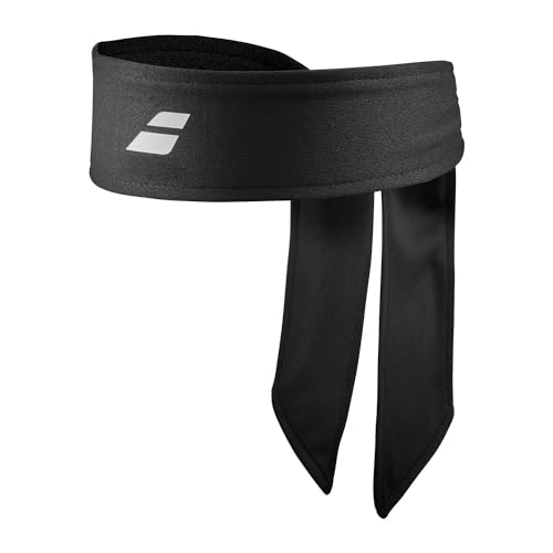 Babolat Tie Headband schwarz Tennis Stirnband von Babolat