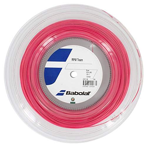 Babolat Unisex – Erwachsene RPM Team Tennis-Saite, Rose, 1.3 mm von Babolat