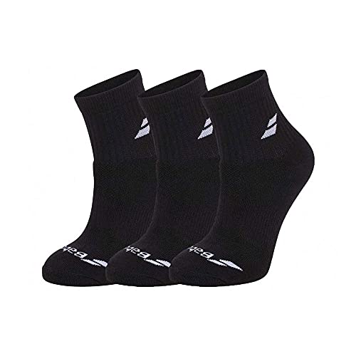 Babolat Unisex Kinder 3 Pairs Pack Junior Socken, Schwarz, 31-34 von Babolat