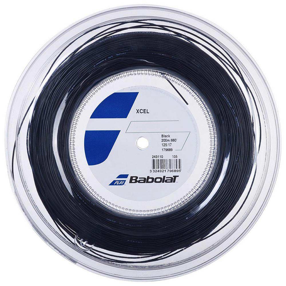 Babolat Xcel 200 M Tennis Reel String Schwarz 1.25 mm von Babolat